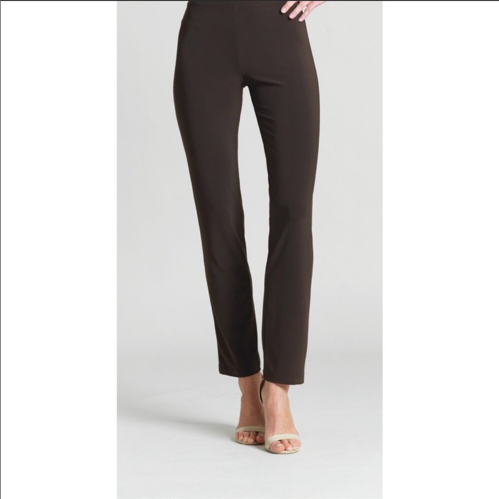 CLARA SUN WOO Brown signature straight leg pant